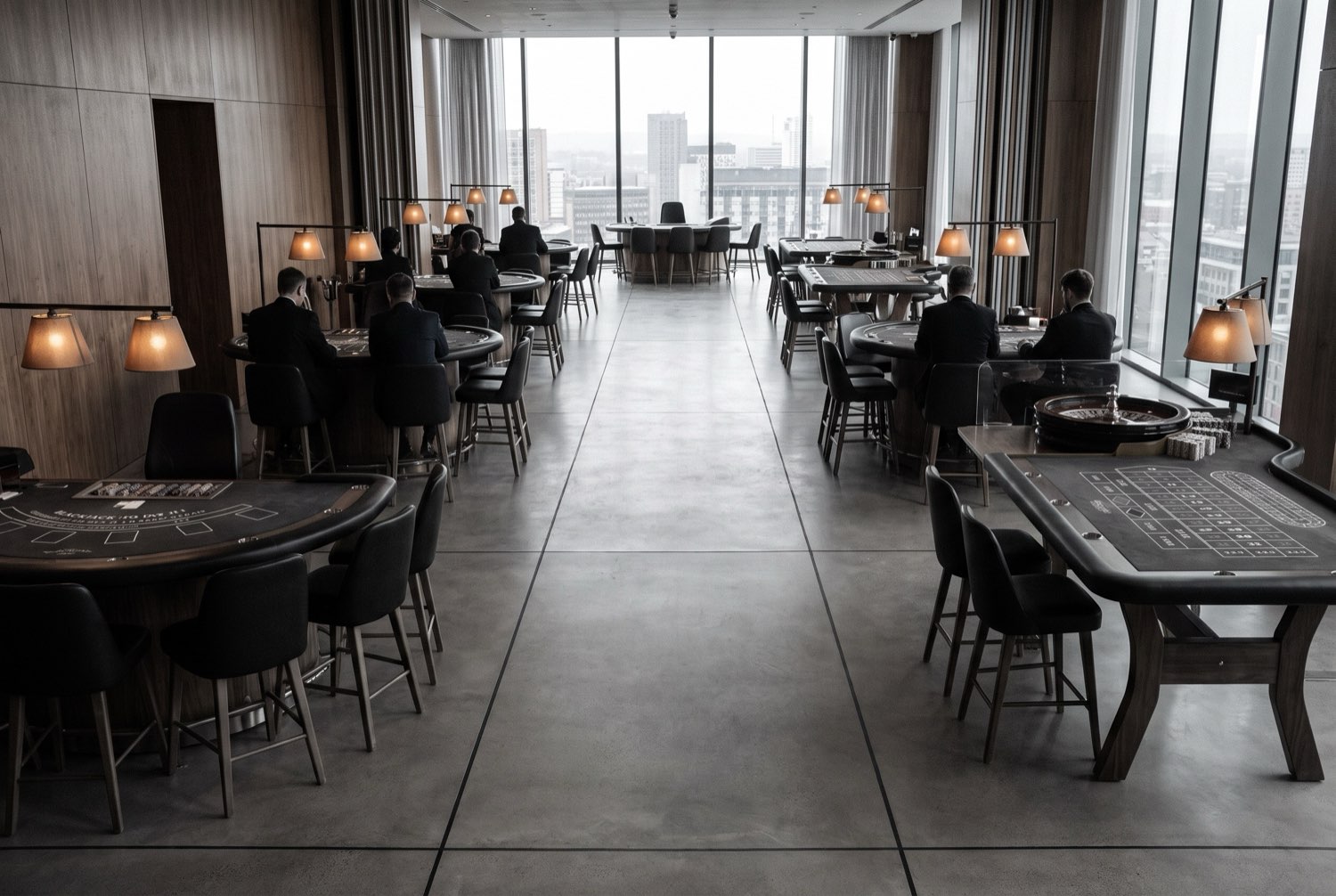 The casino floor