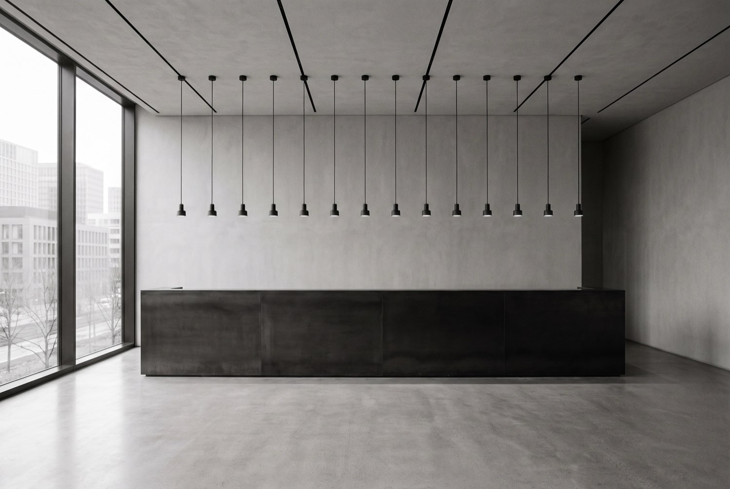 The lobby arrival hall